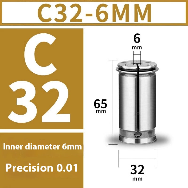 6027 C32 Powerful Straight Collet Collet C42/C25/C20/C16 Boring Head Reducing Sleeve Powerful Collet Chuck Shandong Denso Pricision Tools Co.,Ltd.